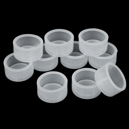 BabyOneStop 10-Piece Rubber Push Button Switch Cap 22mm Mount Clear Cover