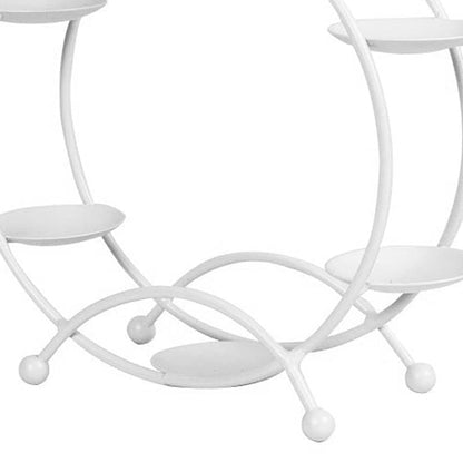 Kukyller Ferris Wheel Cupcake Stand, Ferris Wheel Display Rack for Home (White) (photo 3)