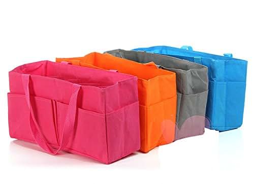 Ecokaki(TM) Mummy Tote Bag Baby Portable Travel Diaper Nappy Storage Insert Organizer Bag Tote with Separate Pockets