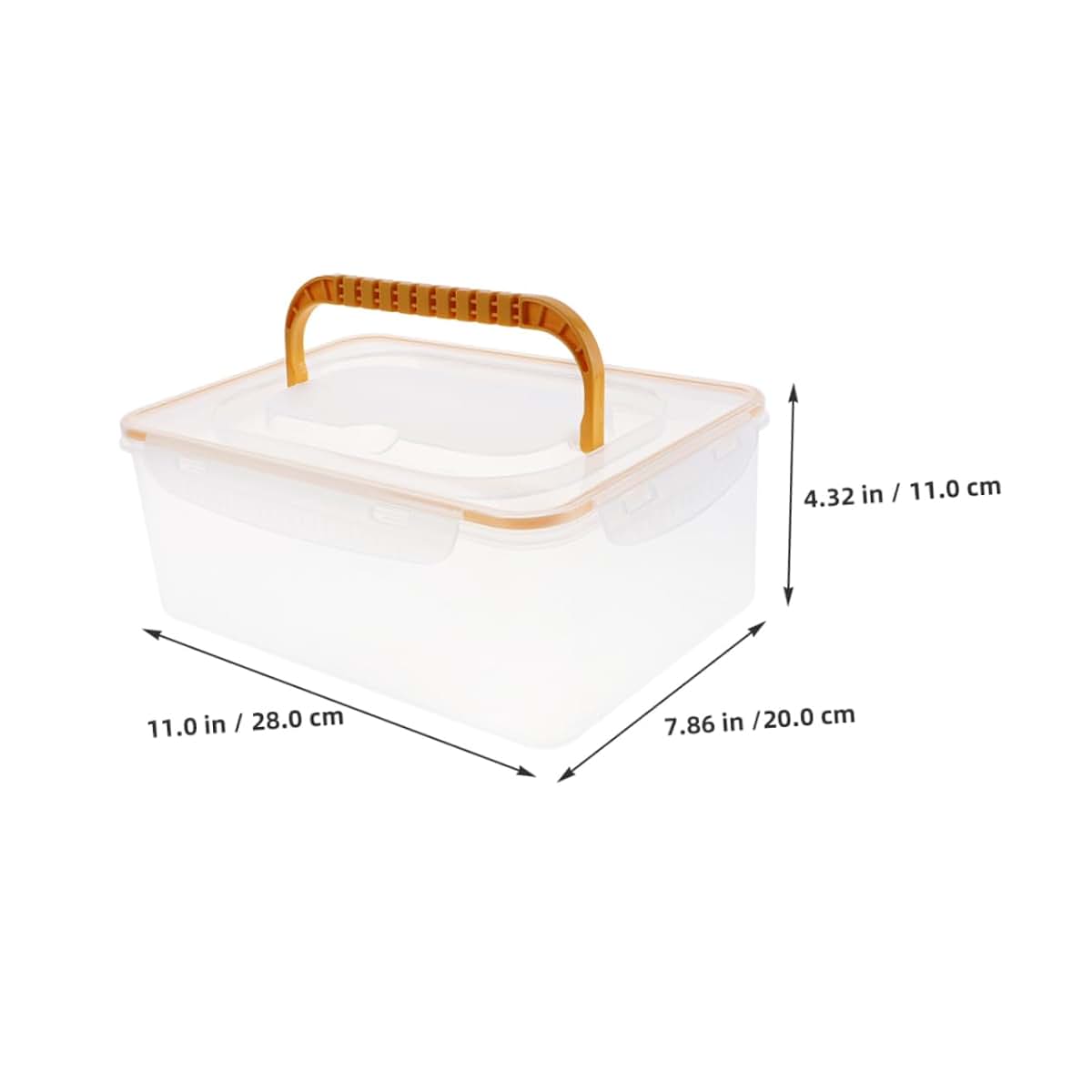 Garneck 2-Pack Insulated Breastmilk Storage Box, Plastic Freezer Organizer