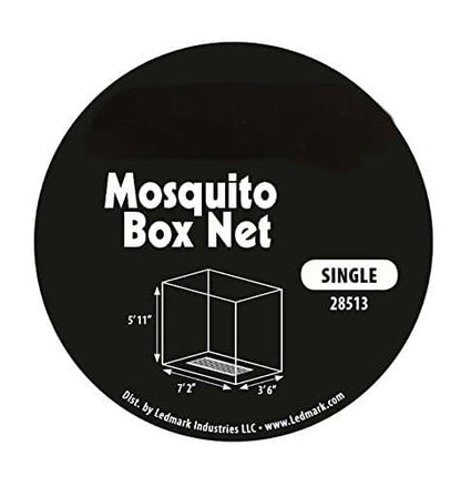 Ledmark Ind. Mesh Netting Mosquito Box Tent Single Or Double