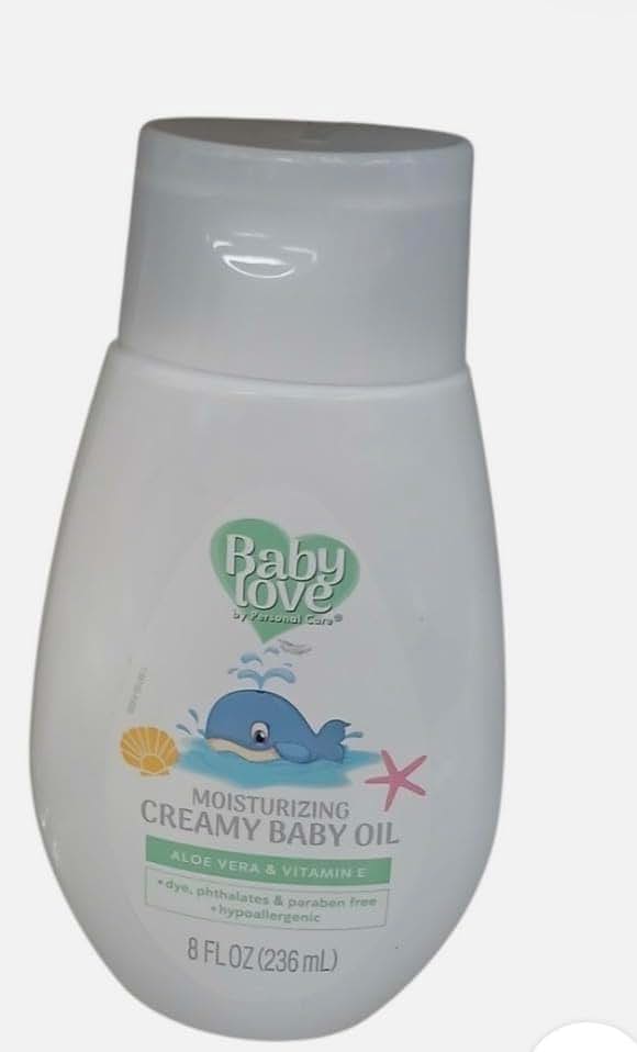 Baby Love Moisturizing Baby Oil with Aloe and Vitamin E
