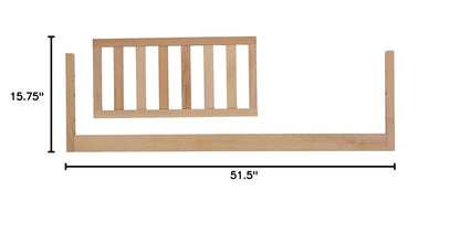 dadada Toddler Bed Rail Crib Conversion Kit for Brand Cribs Only, Natural (photo 2)