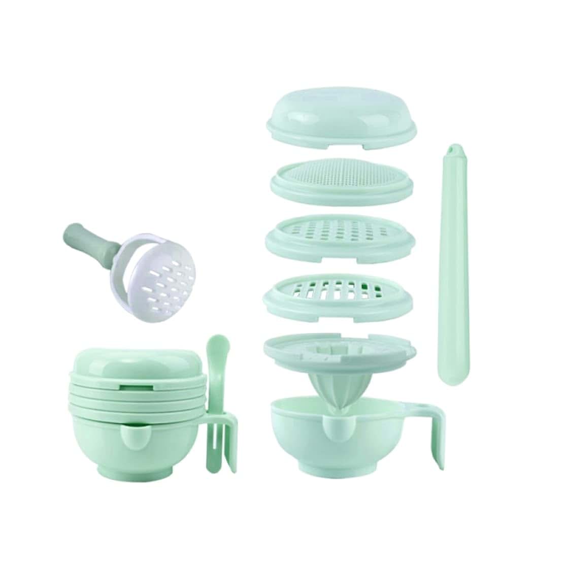 Comebachome 8 In 1 Baby Food Grinder Mill with Mash Bowl