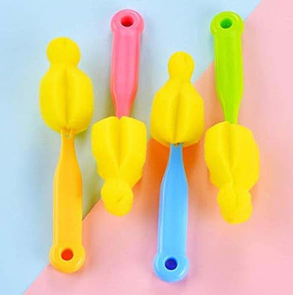 Cindy&Will Nipple and Pacifier Sponge Cleaning Brush Set, 10-Piece Pack (photo 4)