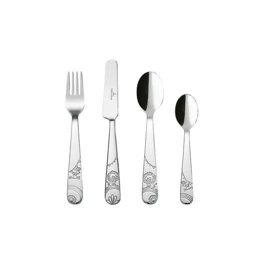 Villeroy & Boch Boho Kids Roar Like a Lion Children's Cutlery Set, 4-Piece Stainless Steel