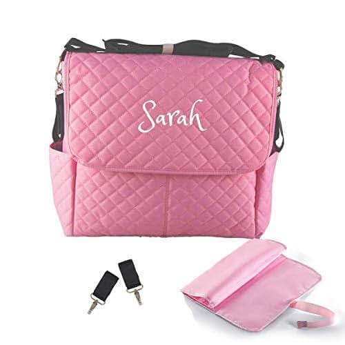 Dream Embroidery PERSONALIZED Large Diaper Knapsack/Tote Backpack/Messenger Shoulder Bag