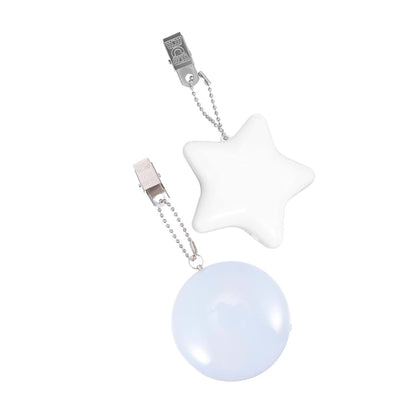 HOMSFOU LED Purse Light Star Shape Touch Activated Rechargeable 2 Pack