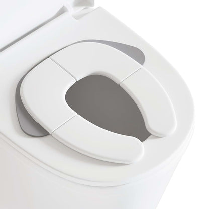 Corvynis Foldable Toddler Toilet Seat Portable Potty Training Seat-Grey (photo 3)