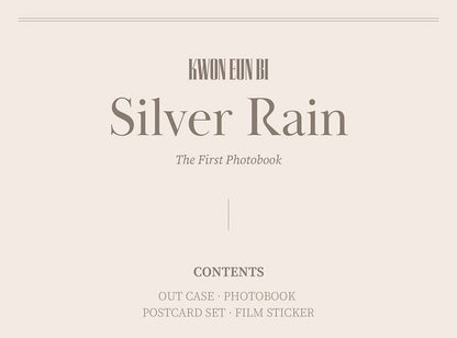 Woollim Entertainment KWON EUN BI - The First Photobook [Silver Rain]