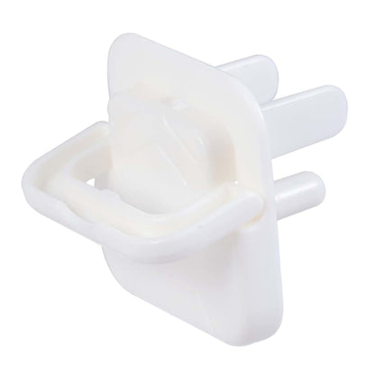 BabyOneStop Baby Safety Socket Cover 25 Pack White Plastic Outlet Plug Protector