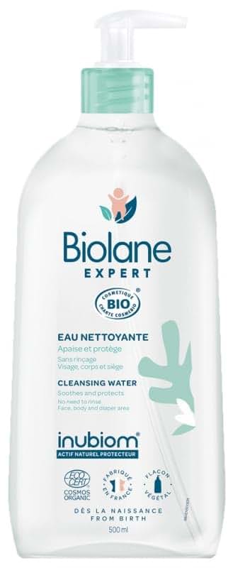 Expert Organic Non-Rinse Cleansing Water 500ml, From Birth
