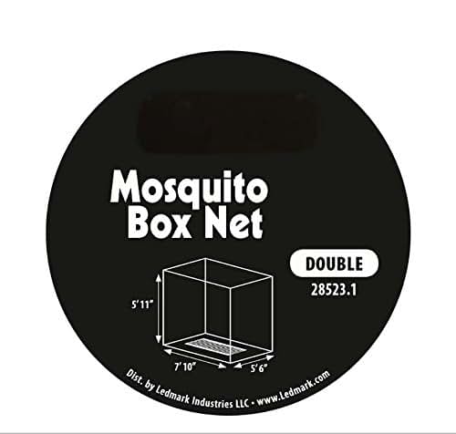 Ledmark Ind. Mesh Netting Mosquito Box Tent Single Or Double