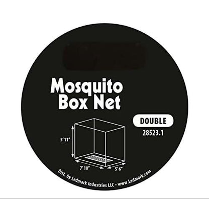 Ledmark Ind. Mesh Netting Mosquito Box Tent Single Or Double