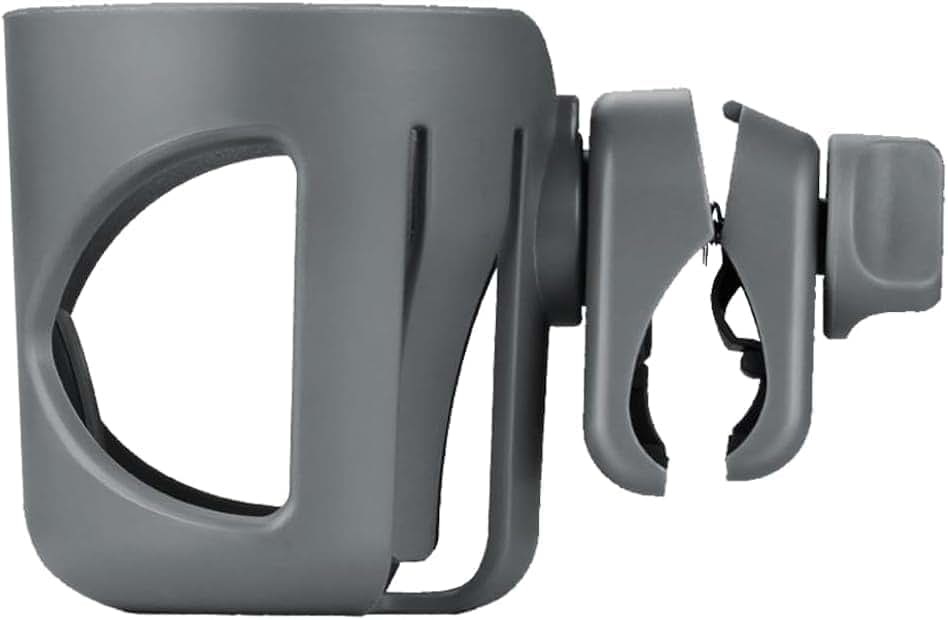 Cup Holder Compatible With Cybex Stroller - 360 Degree Rotatable Gray