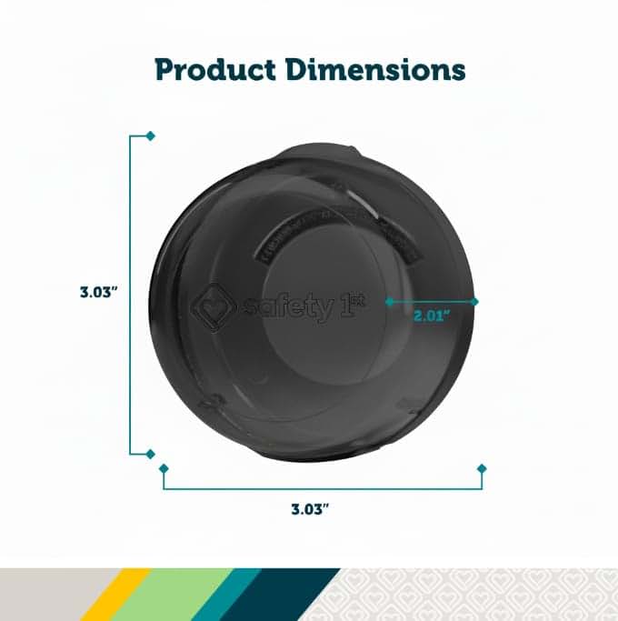 Safety 1st Stove Knob Covers, 5 Count, Heat Resistant Plastic, Universal Fit