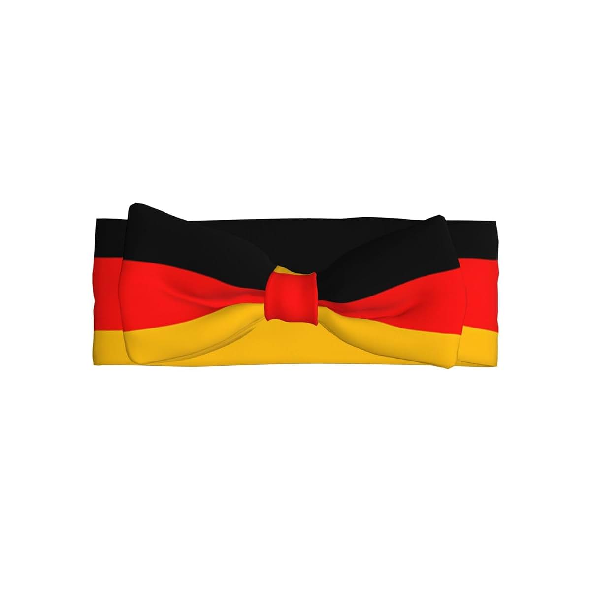 BROLEO Germany Flag Prints Baby Bow Headband
