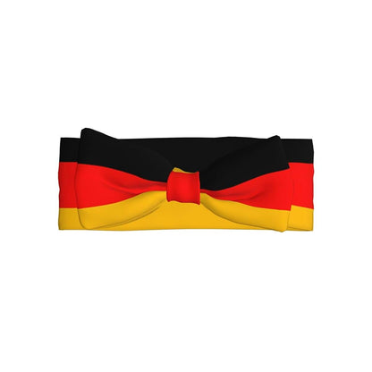 BROLEO Germany Flag Prints Baby Bow Headband