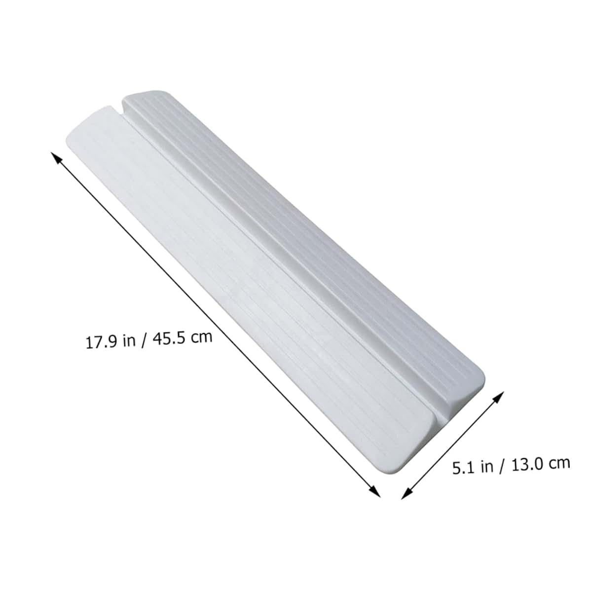 Toddmomy Guardrail Holder Accessory for Pet and Baby Gates, Adjustable Stability Fixator, White Plastic