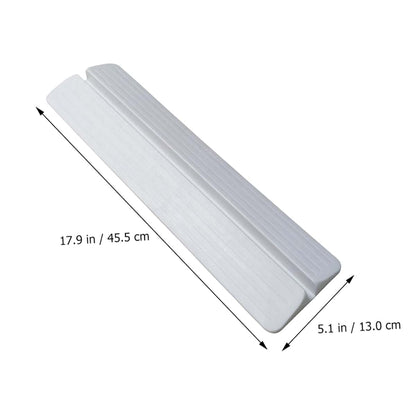 Toddmomy Guardrail Holder Accessory for Pet and Baby Gates, Adjustable Stability Fixator, White Plastic
