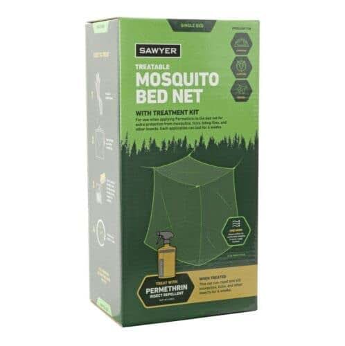 Sawyer Mosquito Bed Net Single Bed with Dark Color Netting