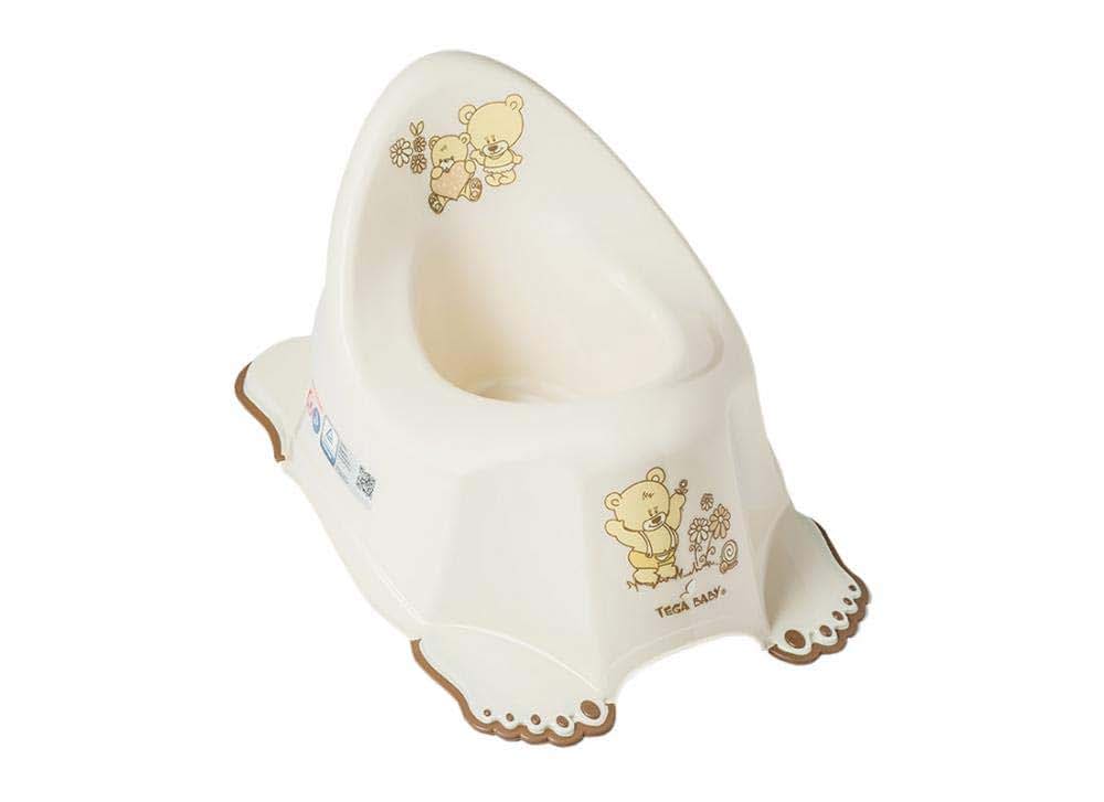 Tega-Baby Teddy Potty With Beige Melody