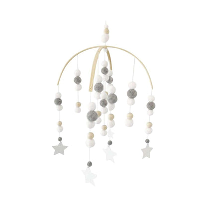Yaoliucp Wooden Beads Crib Mobile Wind Chime for Nursery Decor