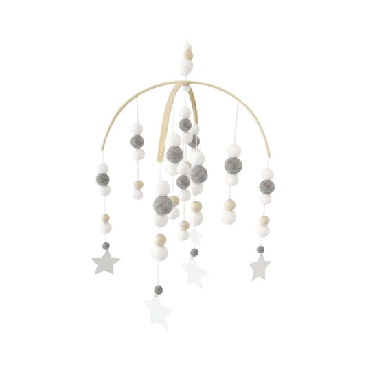 Yaoliucp Wooden Beads Crib Mobile Wind Chime for Nursery Decor