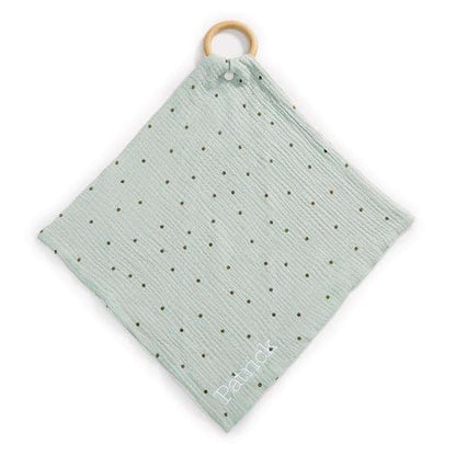 Things Remembered Embroidered Mini Teether Blankie in Polka Dot (Free Customization) (photo 3)