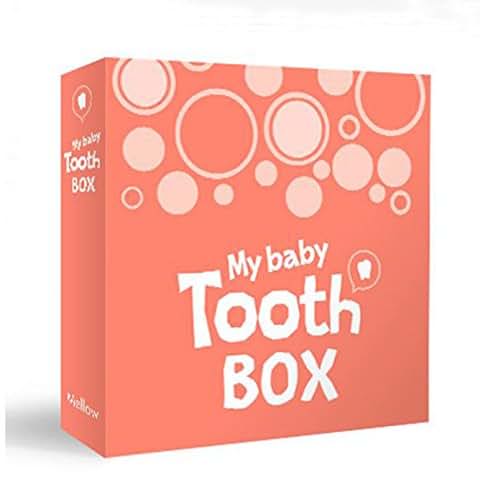 Peonlyshop Baby Tooth Box Organizer And Album Keepsake Case