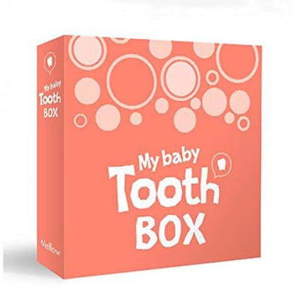 Peonlyshop Baby Tooth Box Organizer And Album Keepsake Case