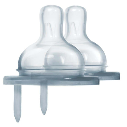 Pura Slow Flow Infant Bottle Nipple 2-Pack