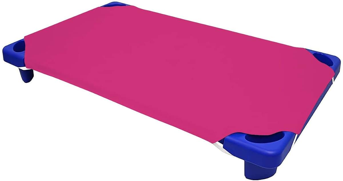 Velosso Daycare Cot Sheets Hot Pink 12 Pack