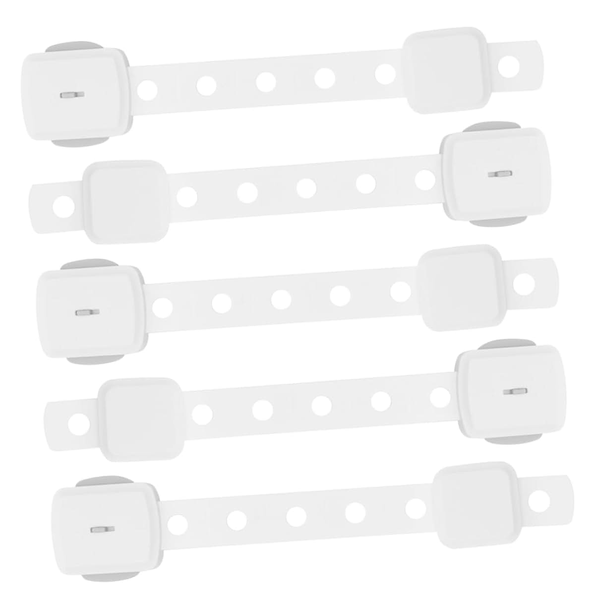 JOINPAYA Baby Proofing Drawer Locks 5-Pack, 8.26 Inch Child Safety Locks for Cabinets and Refrigerators