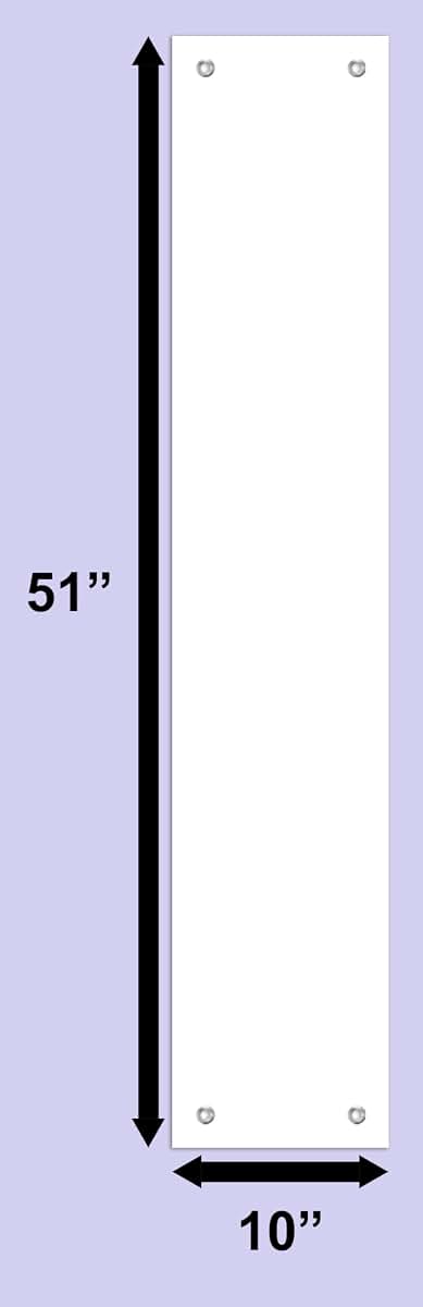 ThisWear Owl Growth Chart, 2-Pack Vinyl Height Chart, 10x51 Inch