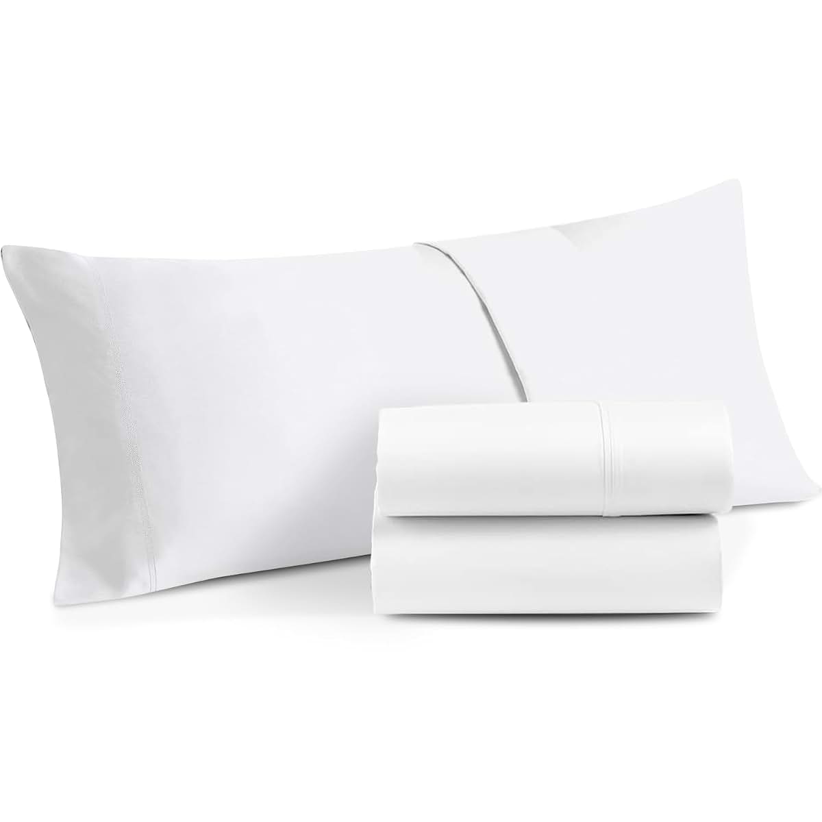 The Sky Bedding Toddler Pillowcase Set of 2 White Stripe