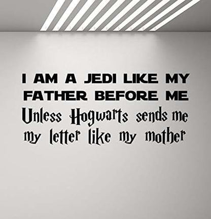 CarolGreyDecals Wall Decal - Jedi Quote Vinyl Sticker