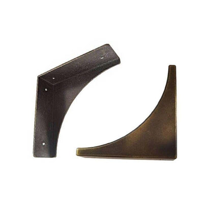Hetyskluy Metal Corner Protector for Furniture, Bronze L-Shape, 4-Pack