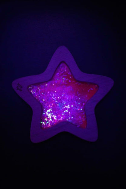 Petit Boum Flow Star Nebula Sensory Star In Pink (photo 4)