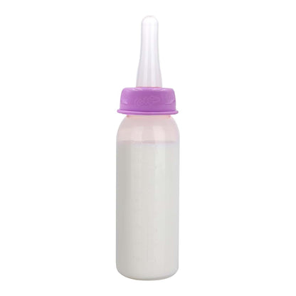 SUNOWE Adult Bottle with Big Sized Pacifier Set 8 oz (Purple)