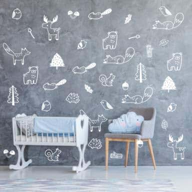 Nursery Wall Decals for Baby Room Décor and Style