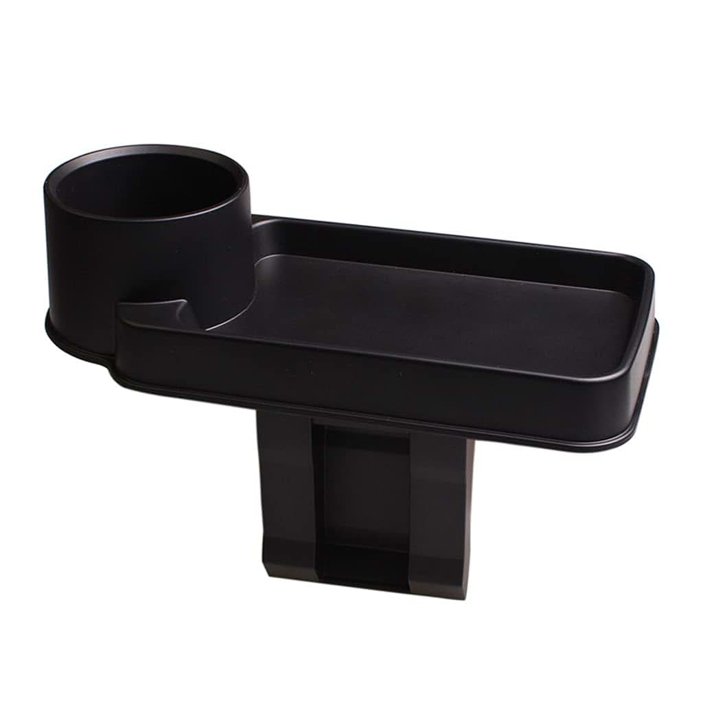 Waghaven Sofa Drink Holder Tray for Seat Cushions, Black Plastic