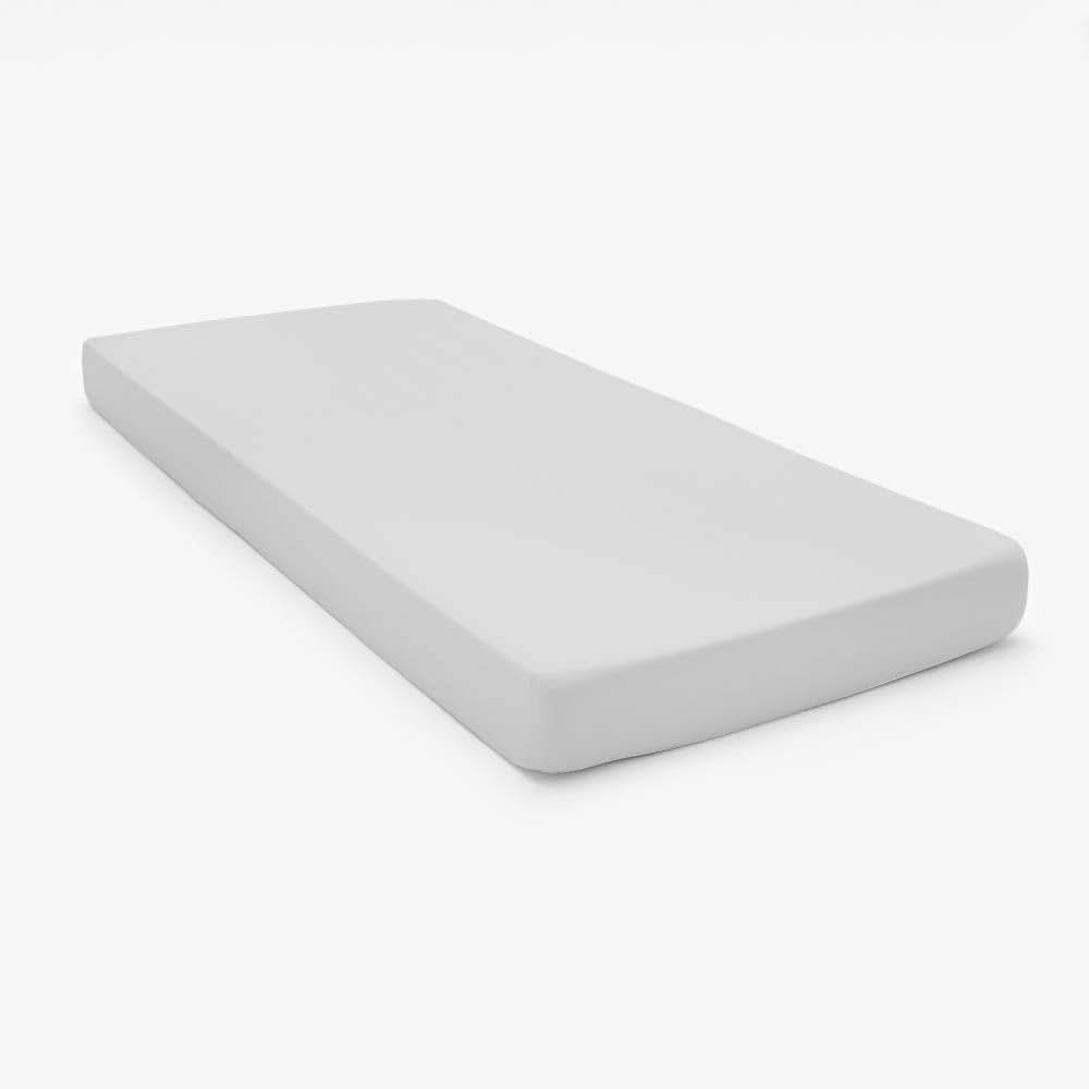 Yarns of Cotton Bed Cot Fitted Sheet - 30" x 80" Light Blue Solid - 1 Qty Cot Fitted Sheet Only - Cot Size Mattress (photo 3)