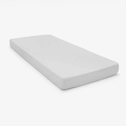 Yarns of Cotton Bed Cot Fitted Sheet - 30" x 80" Light Blue Solid - 1 Qty Cot Fitted Sheet Only - Cot Size Mattress (photo 3)