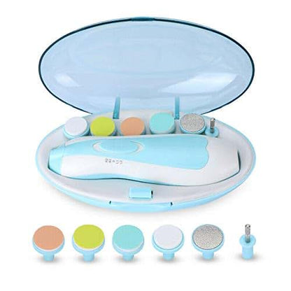 Always Forever Electric Baby Nail Trimmer and Polish Set with LED Light