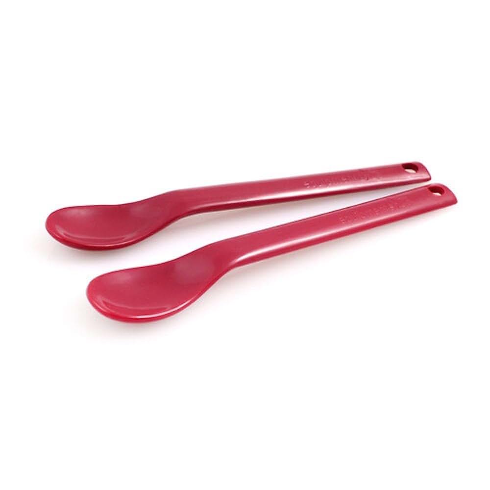 Shop Equipment Maroon Spoons - Small