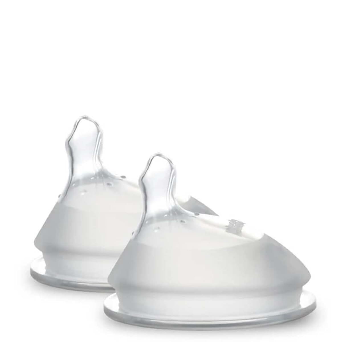 Haakaa Gen.3 Silicone Orthodontic Bottle Nipple, 2-Pack