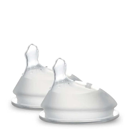 Haakaa Gen.3 Silicone Orthodontic Bottle Nipple, 2-Pack