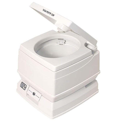 Dock Edge Visa Potty 8 Litre Portable Toilet for Boats and RVs