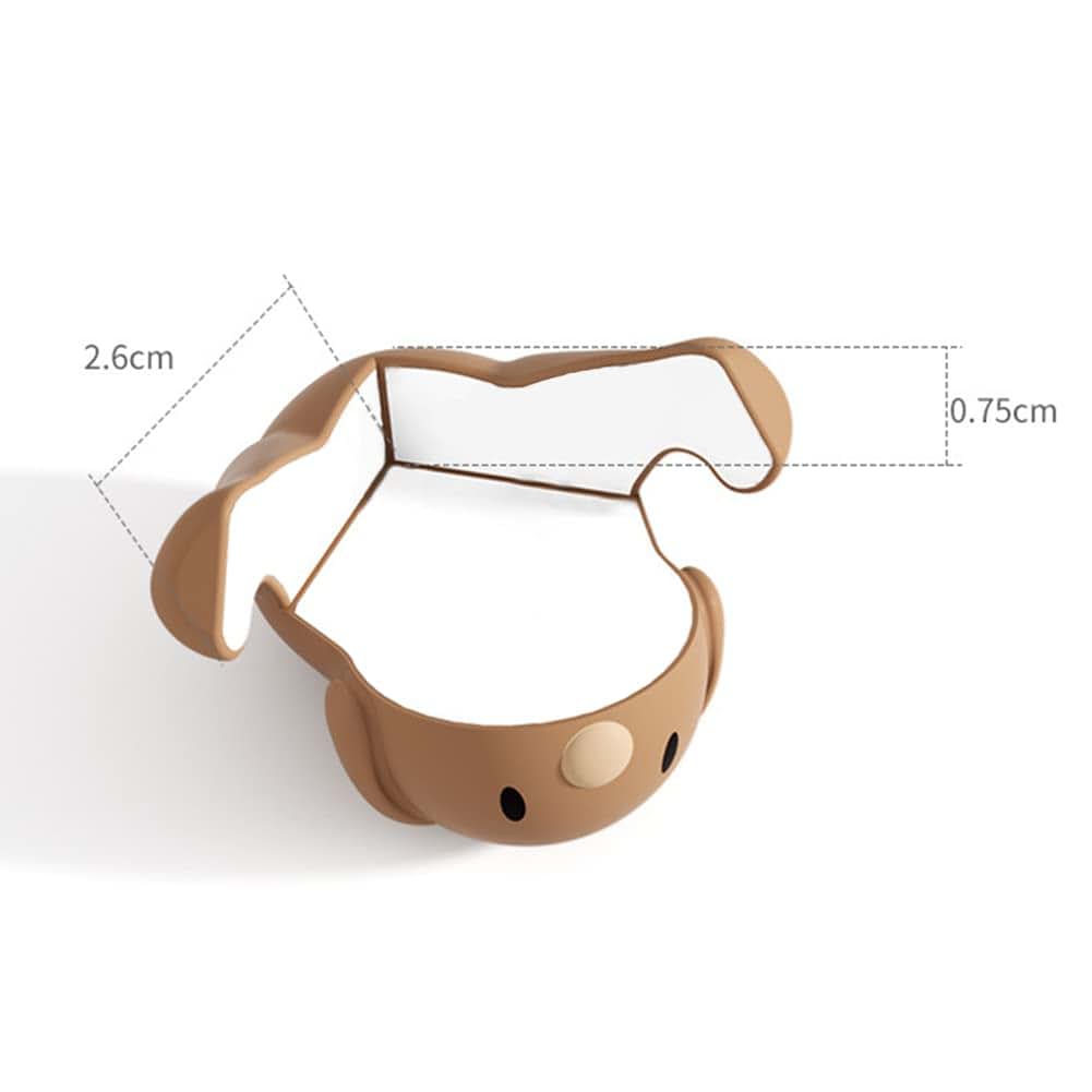 Katutude 8 Pack Cartoon Dog Table Corner Protectors Silicone Baby Proofing Bumpers Coffee